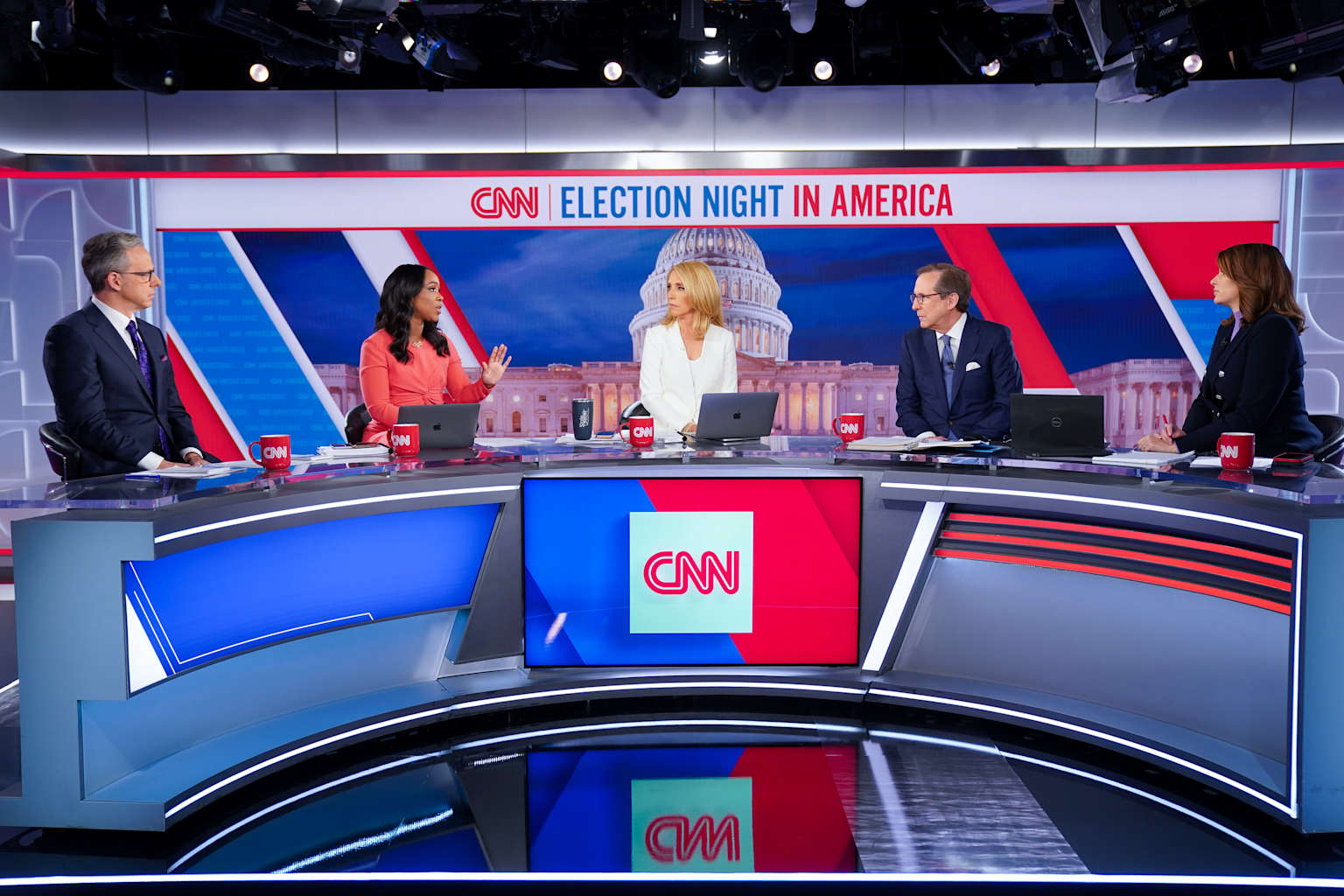 US election night coverage